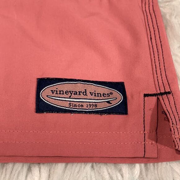 VINEYARD Vines color block swim trunks pockets elastic waist drawstring boys M - Picture 3 of 12